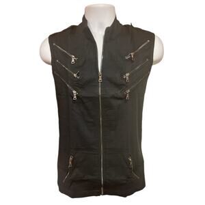 Andrew Christian Special Forces Capsule Zipper Vest Black Large